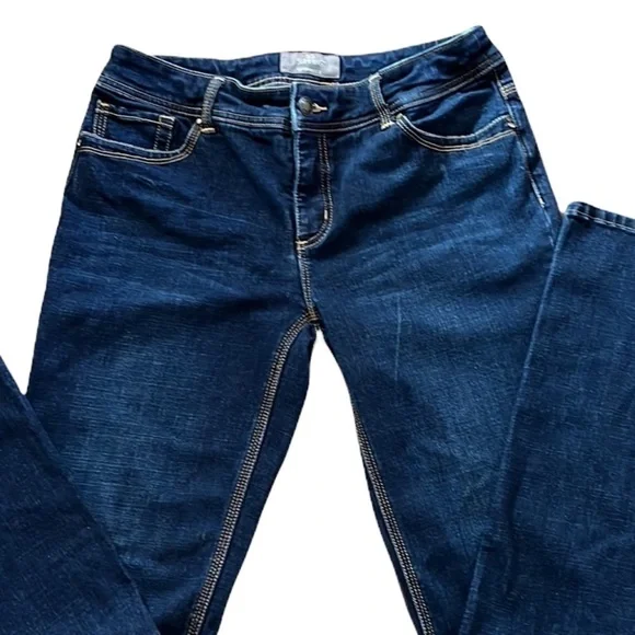 CHICOS STRAIGHT LEG SO SLIMMING JEANS size 0/6 - Picture 9 of 10